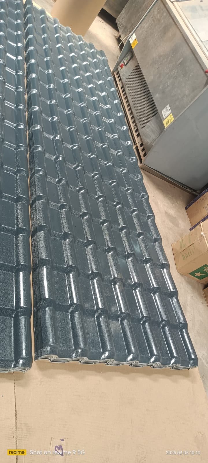 Ash-Grey Tile-Profile Sheet Production
